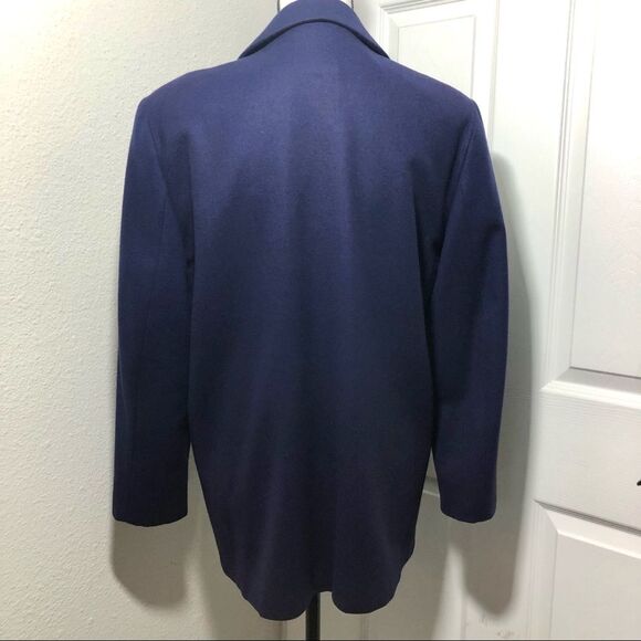 SAVANNAH 100% Wool Blazer Jacket Academia Lined One-Button Sz 12 Petite - Picture 2 of 10